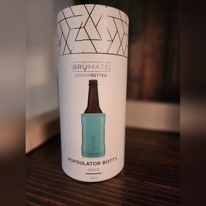 BRUMATE Hopsulator 12 Oz Bottle Beverage Cooler Aqua NIB